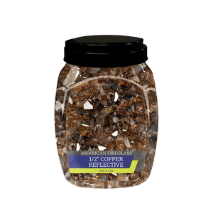 1/2" Reflective Fire Glass 10 lbs