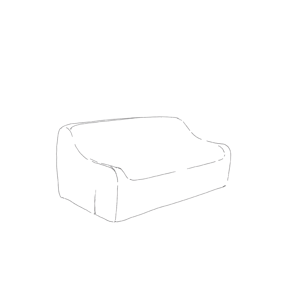 Sofa Cover, 85"W x 35"D x 36"H
