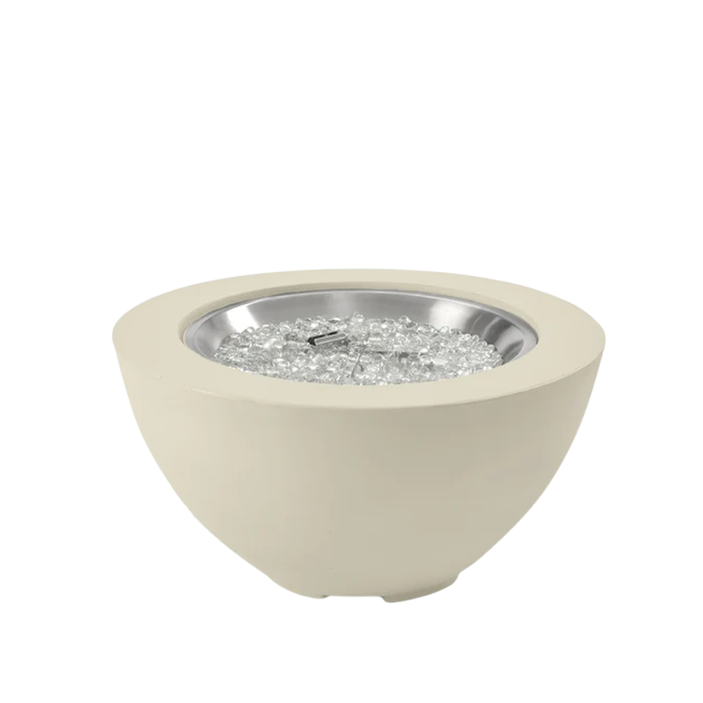 Cove Concrete Bowl Gas Fire Pit