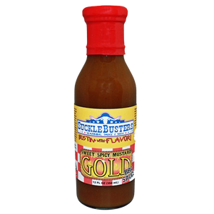SuckleBusters Spicy Jalapeno Mustard Gold 12 fl oz