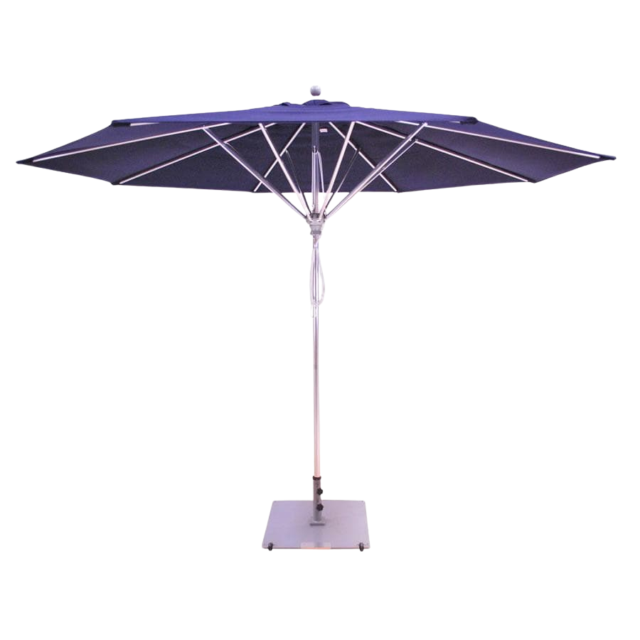 781 11' Deluxe Commercial - Flat Profile Galtech Umbrella
