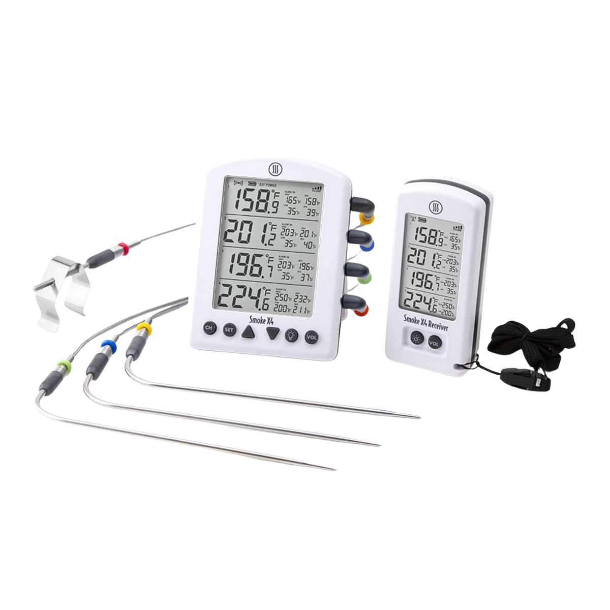 ThermoWorks Smoke X4® Long-Range Remote BBQ Alarm Thermometer