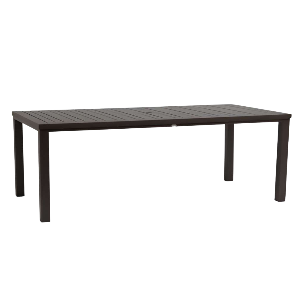 Canbria 84" x 44" Rectangle Dining Table w/Umbrella Hole