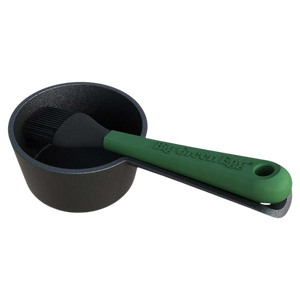 Cast Iron Sauce Pot With Basting Brush