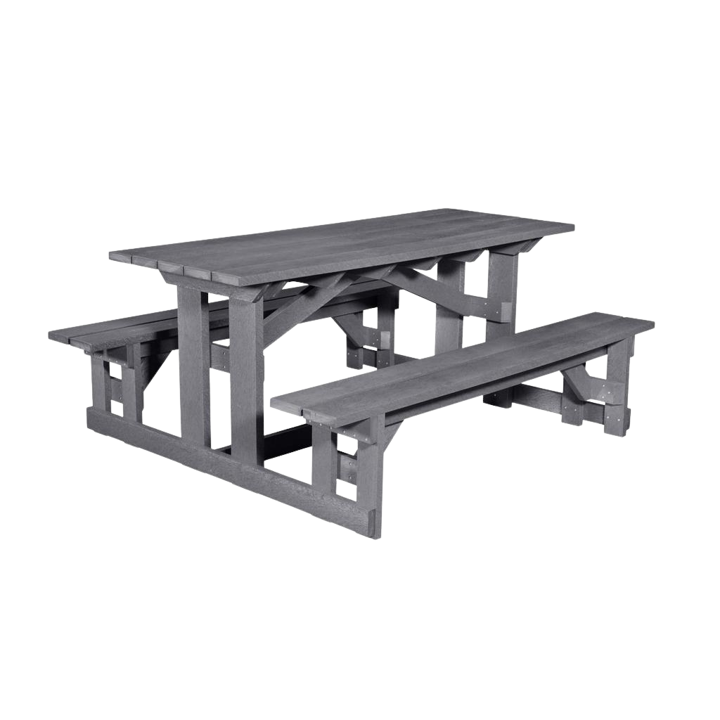 T52WC 72" Rectangular Picnic Table (Wheelchair Accessible)