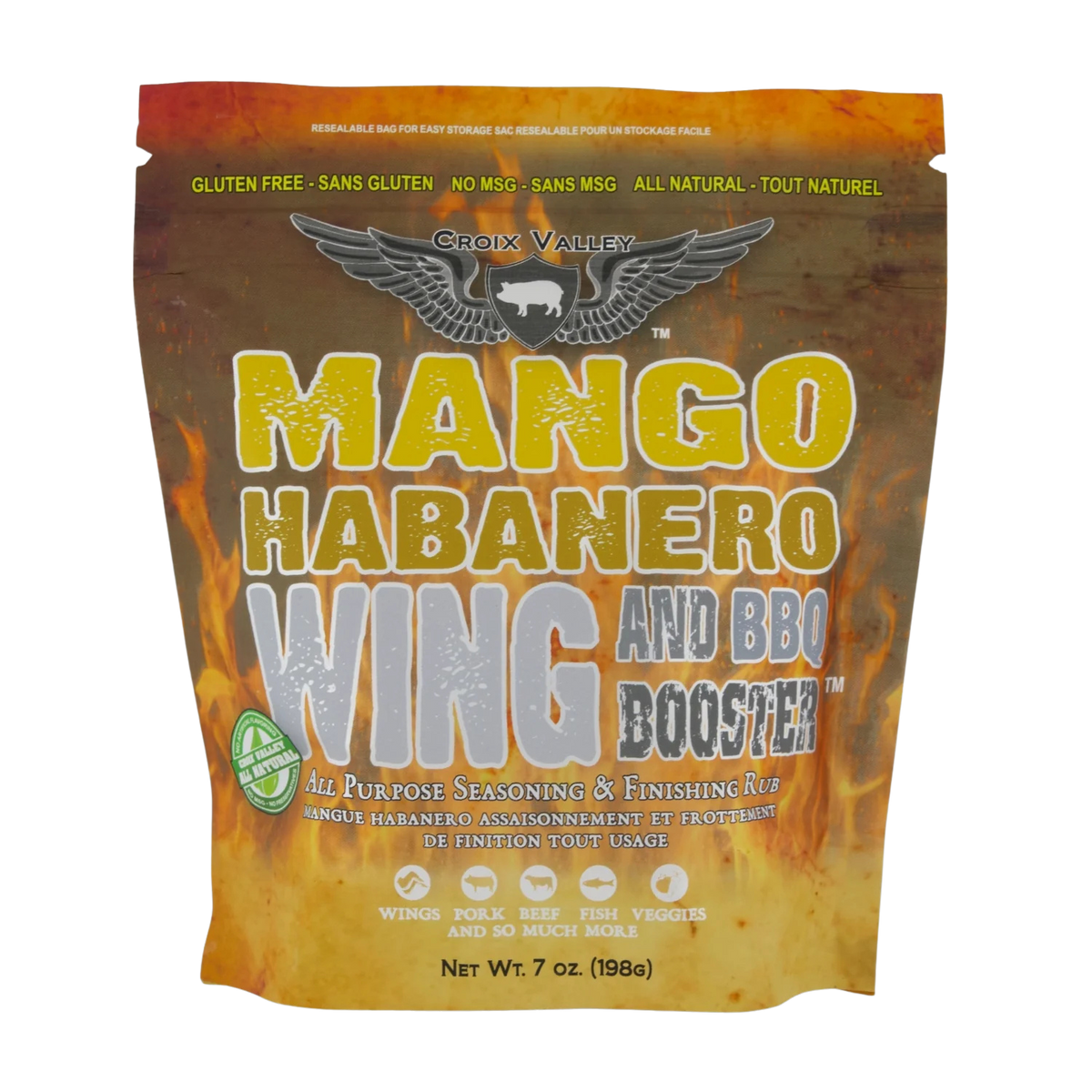 Croix Valley Mango Habanero Wing and BBQ Booster