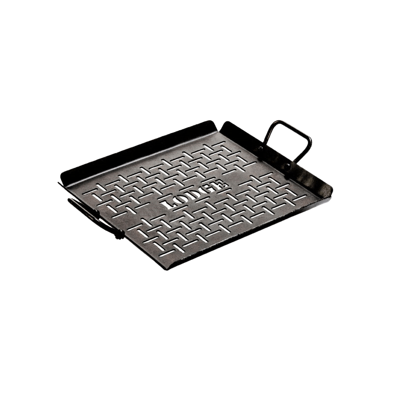 Lodge Seasoned Carbon Steel 13" x 12" Grill Pan