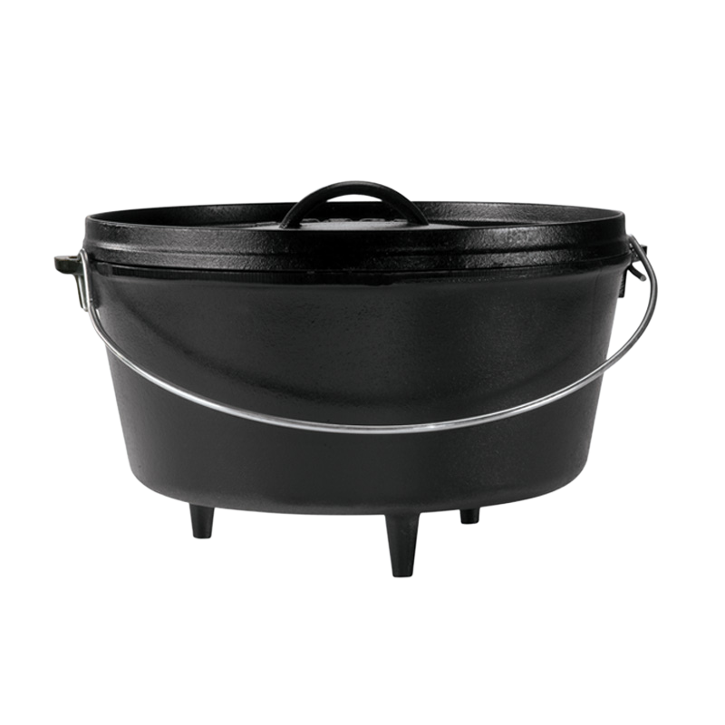Lodge 10" / 5 Qt Cast Iron Deep Camp Dutch Oven