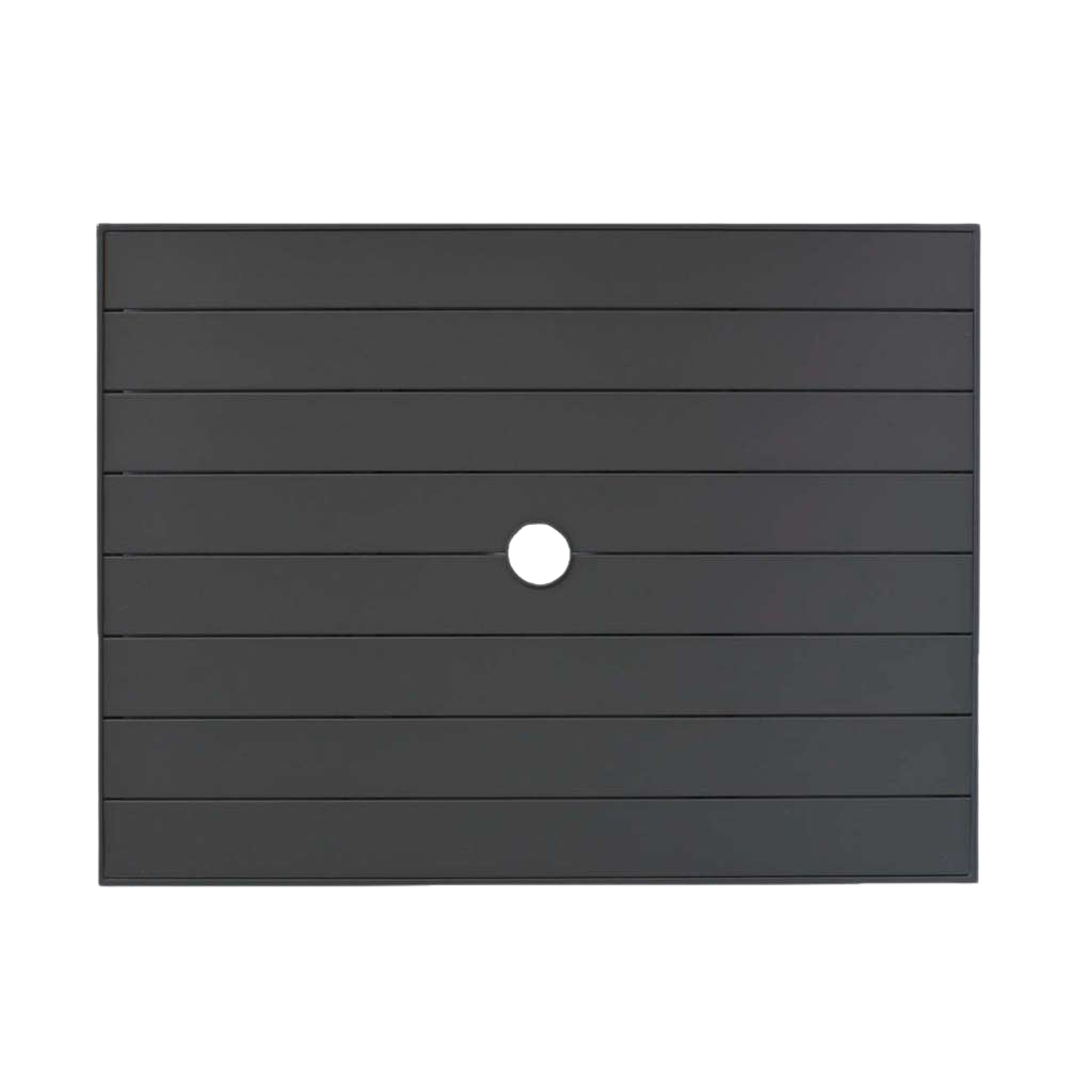 24″ x 32″ Rect Aluminum Slat Table Top W/UH