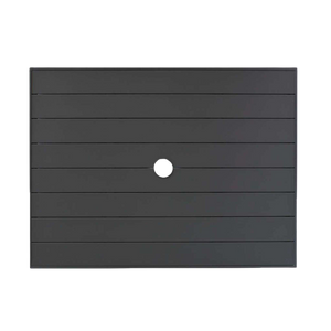 24″ x 32″ Rect Aluminum Slat Table Top W/UH