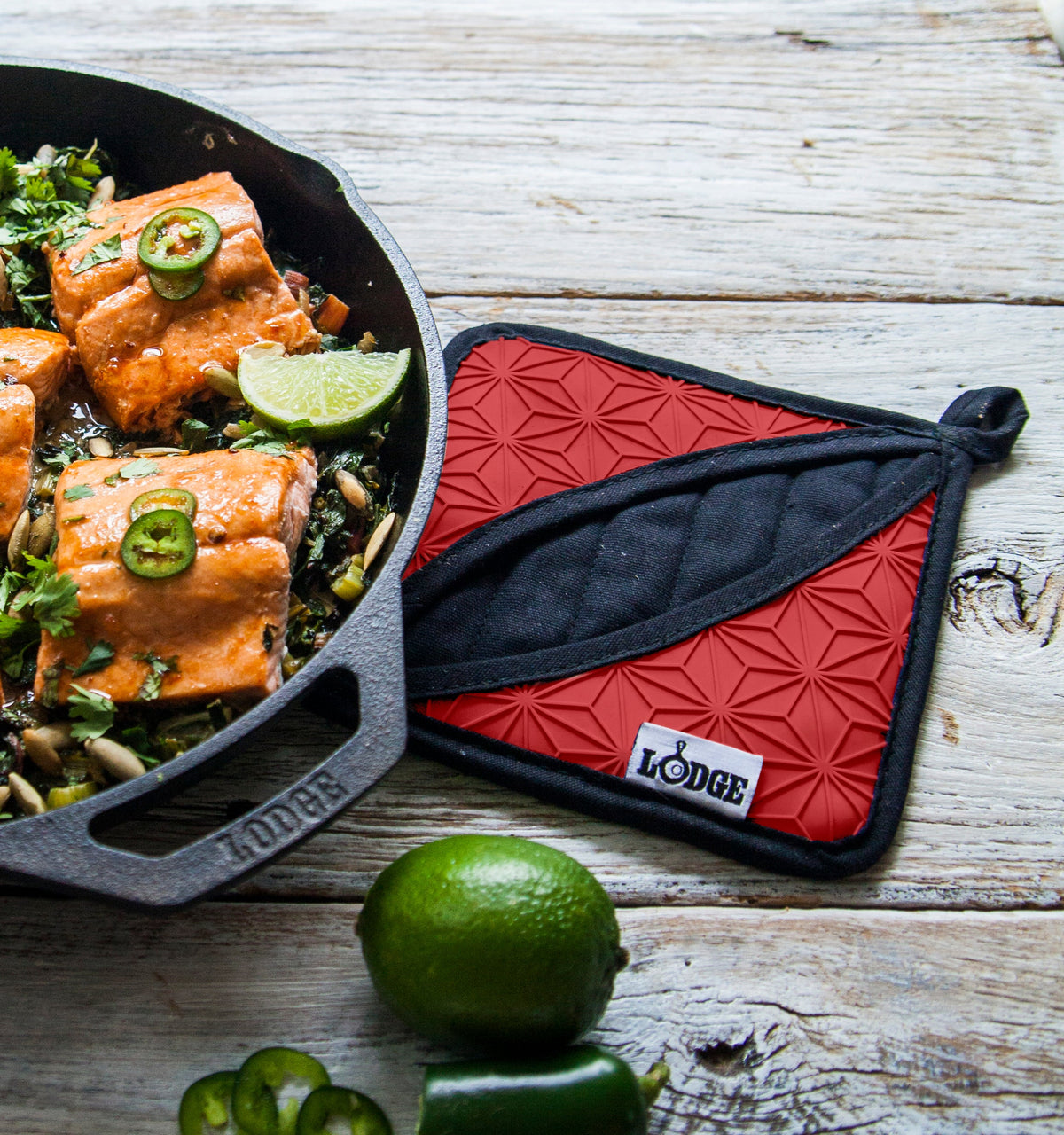 Lodge Silicone & Fabric Potholder