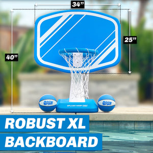 GoSports Splash Hoop Pro pool basketball blue