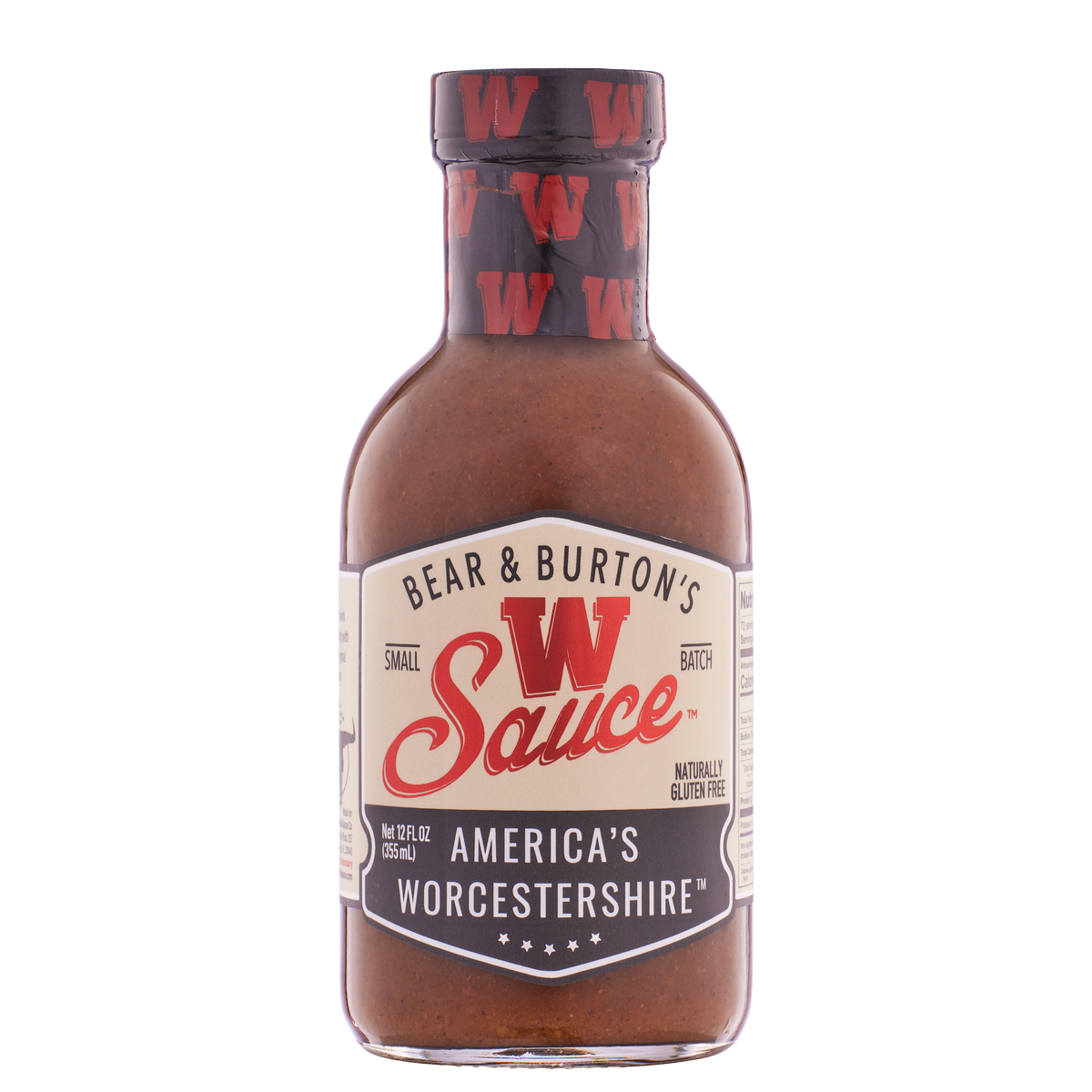 Bear & Burton's W Sauce bottle