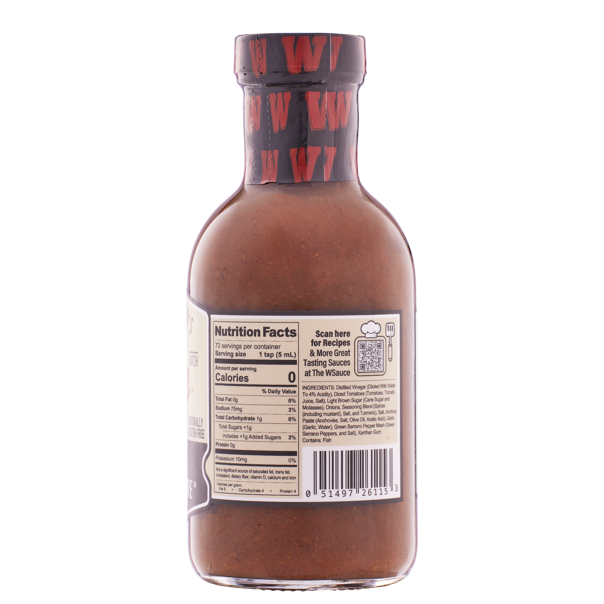 Bear & Burton's W Sauce label