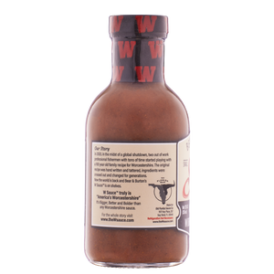 Bear & Burton's W Sauce label back