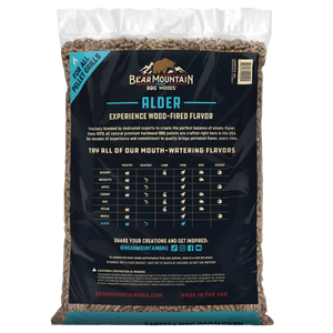 Bear Mountain Alder BBQ Pellets back