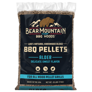 Bear Mountain Alder BBQ Pellets front