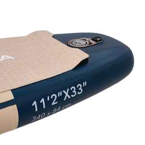 Aqua Marina Magma 11'2" Advanced All-Around Inflatable Paddle Board - Carbon Hybrid Paddle, Pump & Leash Included