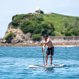 Aqua Marina Magma 11'2" Advanced All-Around Inflatable Paddle Board - Carbon Hybrid Paddle, Pump & Leash Included