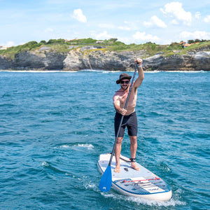 Aqua Marina Magma 11'2" Advanced All-Around Inflatable Paddle Board - Carbon Hybrid Paddle, Pump & Leash Included