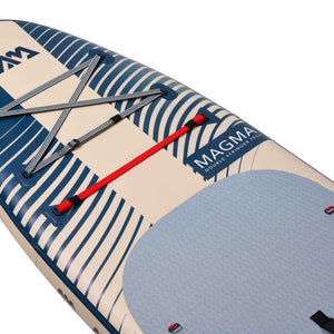 Aqua Marina Magma 11'2" Advanced All-Around Inflatable Paddle Board - Carbon Hybrid Paddle, Pump & Leash Included