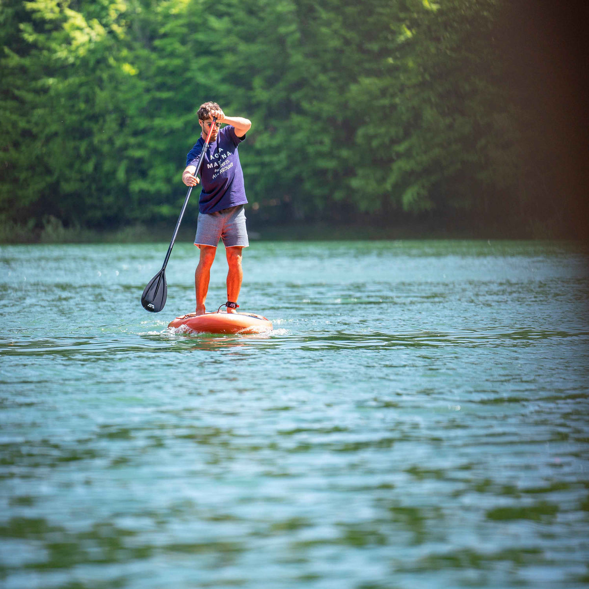Aqua Marina Monster 12' All-Around Inflatable Paddle Board - Paddle, Pump & Leash Included