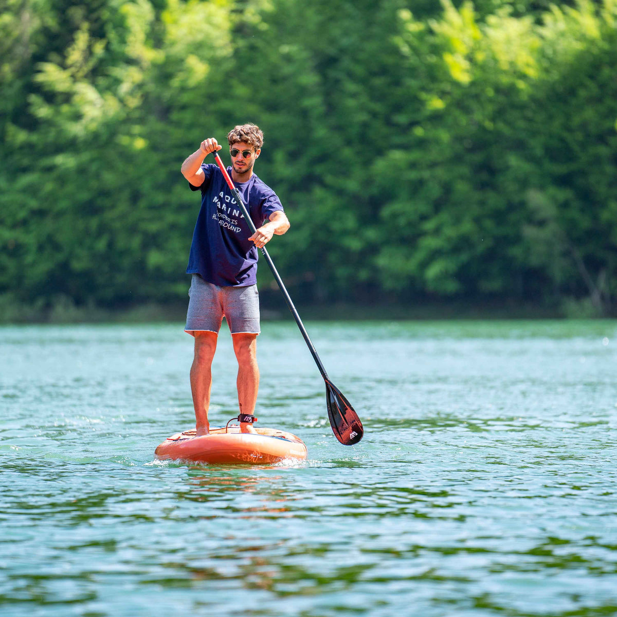 Aqua Marina Monster 12' All-Around Inflatable Paddle Board - Paddle, Pump & Leash Included
