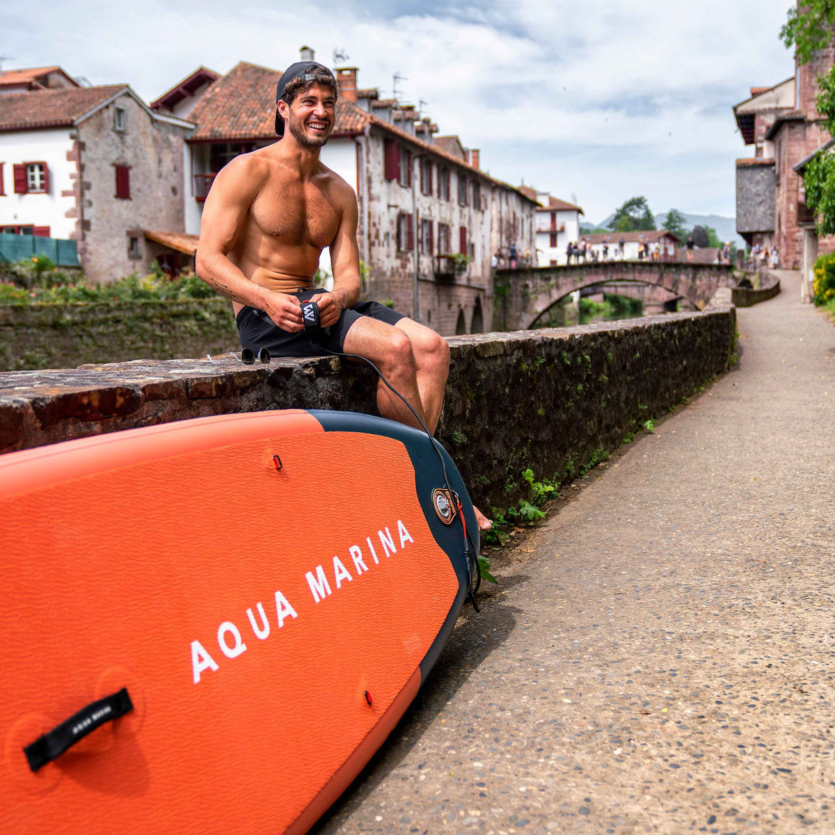 Aqua Marina Monster 12' All-Around Inflatable Paddle Board - Paddle, Pump & Leash Included
