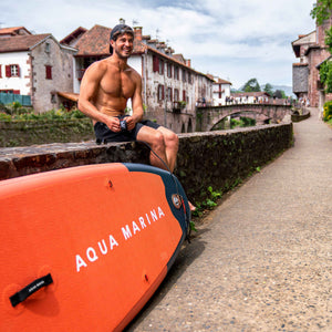 Aqua Marina Monster 12' All-Around Inflatable Paddle Board - Paddle, Pump & Leash Included