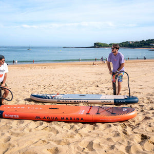Aqua Marina Monster 12' All-Around Inflatable Paddle Board - Paddle, Pump & Leash Included