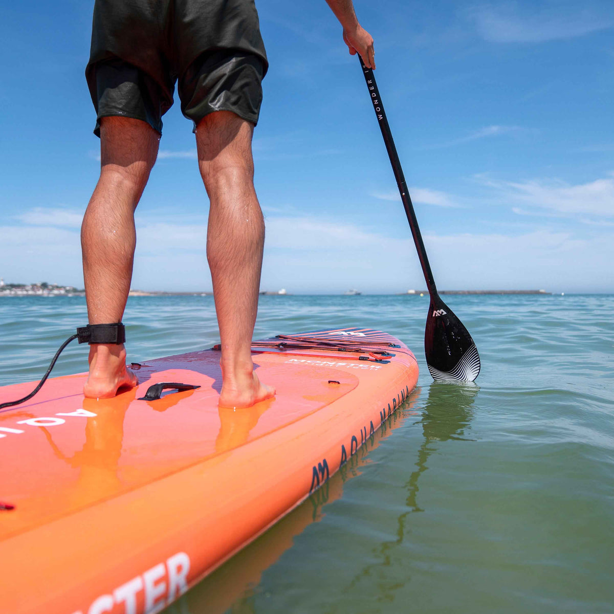 Aqua Marina Monster 12' All-Around Inflatable Paddle Board - Paddle, Pump & Leash Included