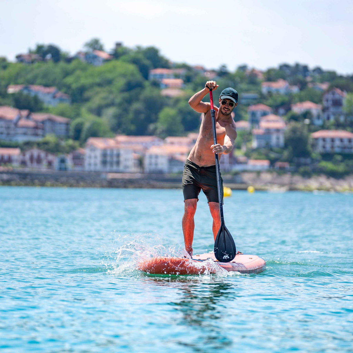 Aqua Marina Monster 12' All-Around Inflatable Paddle Board - Paddle, Pump & Leash Included