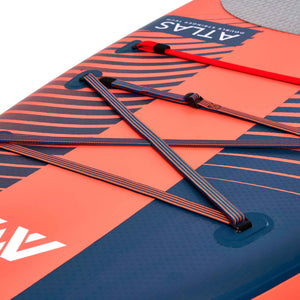 Aqua Marina Atlas 12' Advanced All-Around Inflatable Paddle Board - Carbon Hybrid Paddle, Pump & Leash Included