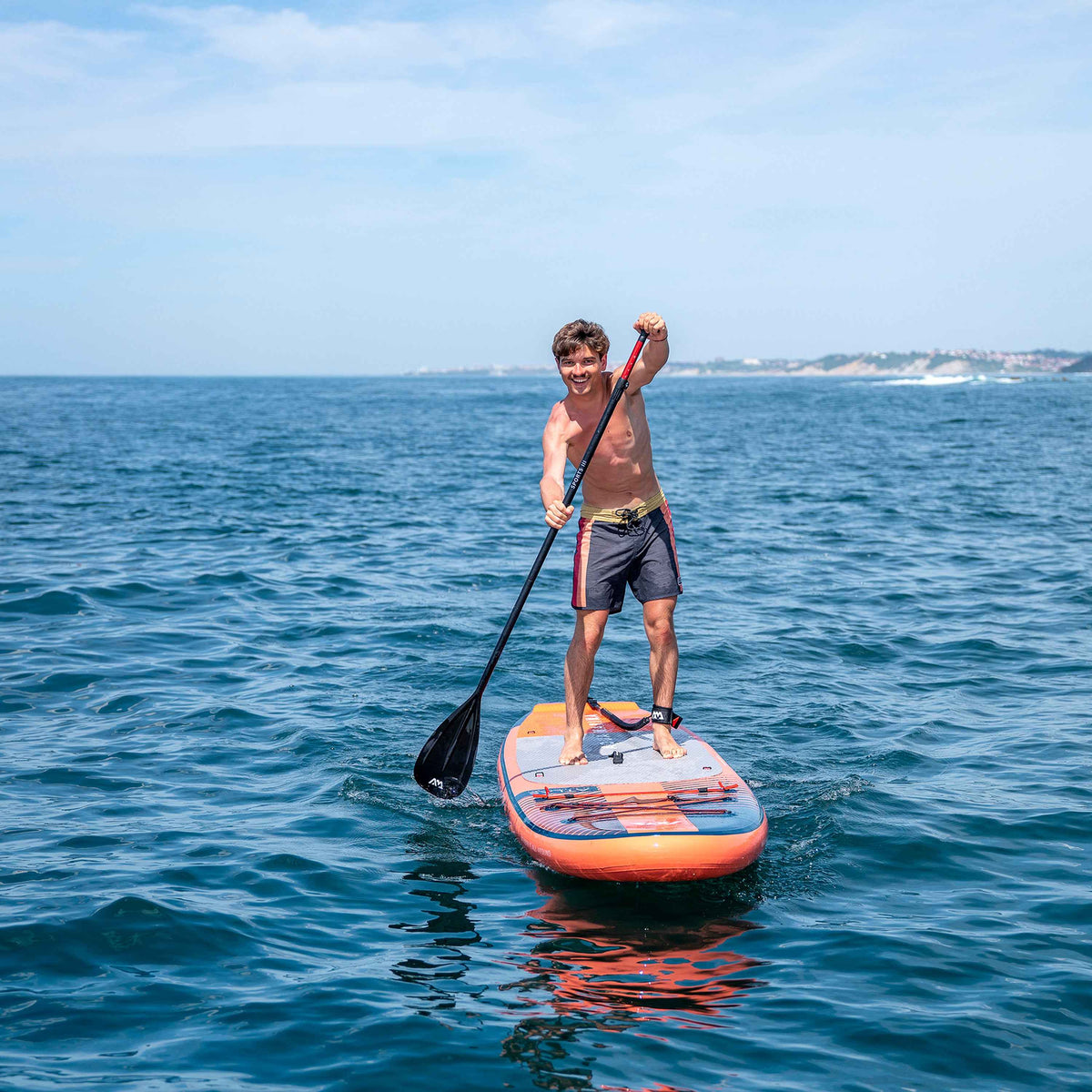 Aqua Marina Atlas 12' Advanced All-Around Inflatable Paddle Board - Carbon Hybrid Paddle, Pump & Leash Included