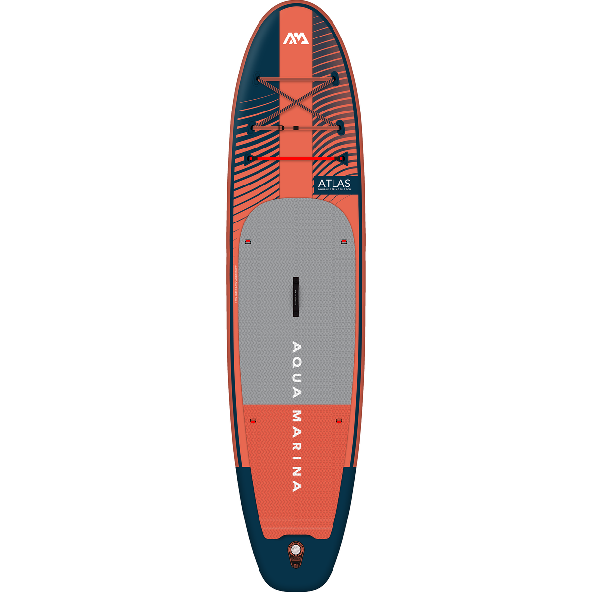 Aqua Marina Atlas 12' Advanced All-Around Inflatable Paddle Board - Carbon Hybrid Paddle, Pump & Leash Included