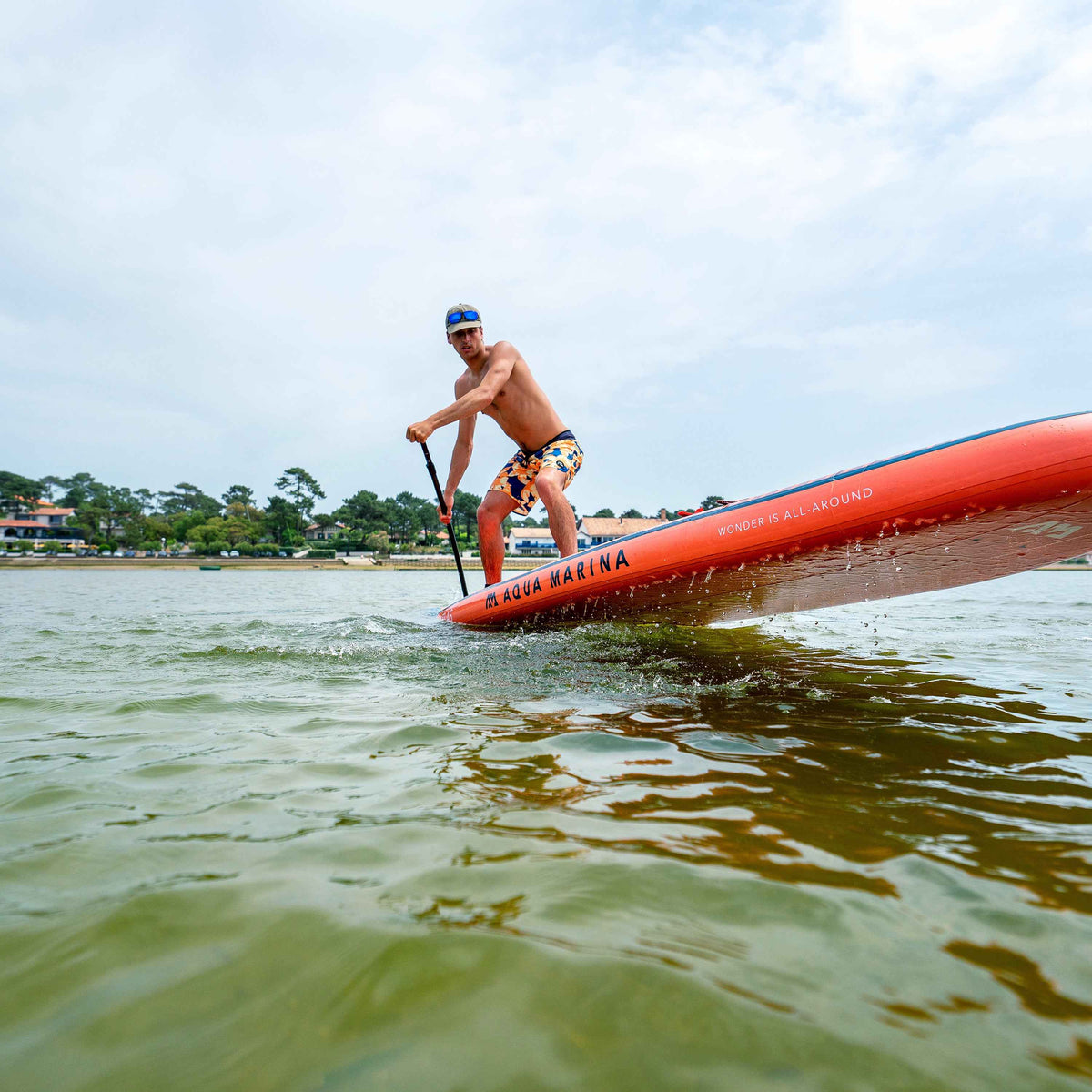 Aqua Marina Atlas 12' Advanced All-Around Inflatable Paddle Board - Carbon Hybrid Paddle, Pump & Leash Included