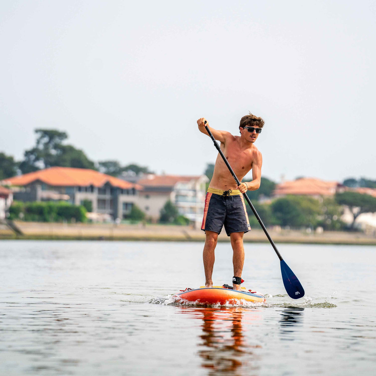 Aqua Marina Atlas 12' Advanced All-Around Inflatable Paddle Board - Carbon Hybrid Paddle, Pump & Leash Included