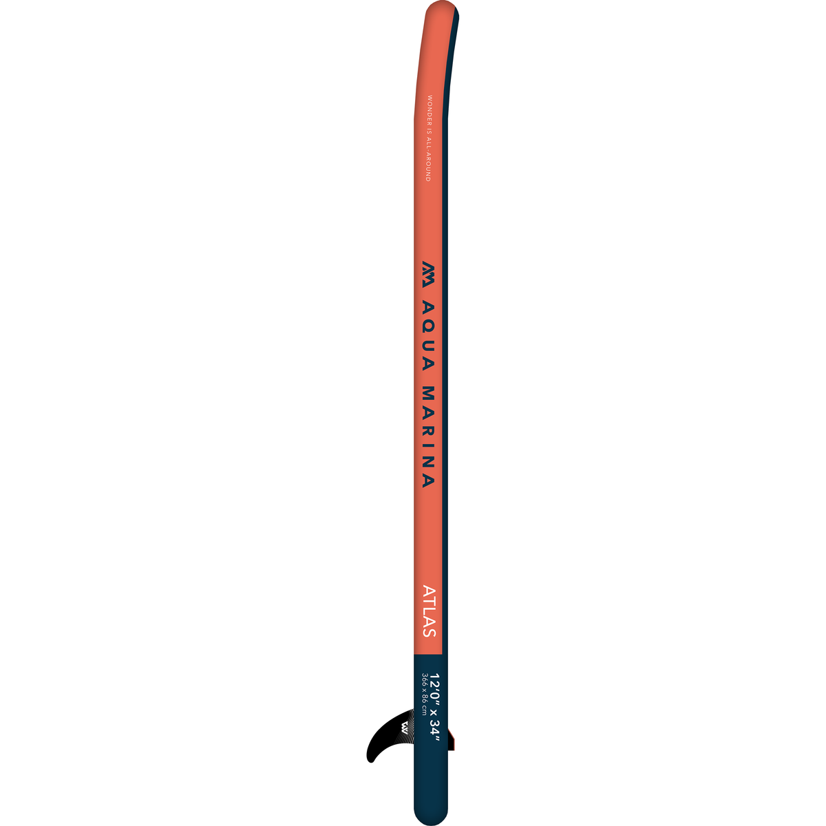 Aqua Marina Atlas 12' Advanced All-Around Inflatable Paddle Board - Carbon Hybrid Paddle, Pump & Leash Included