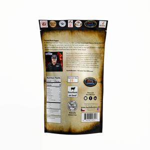 Sucklebusters 1836 Beef Rub back label