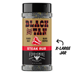 Fire & Smoke Black & Tan Steak Rub 386g