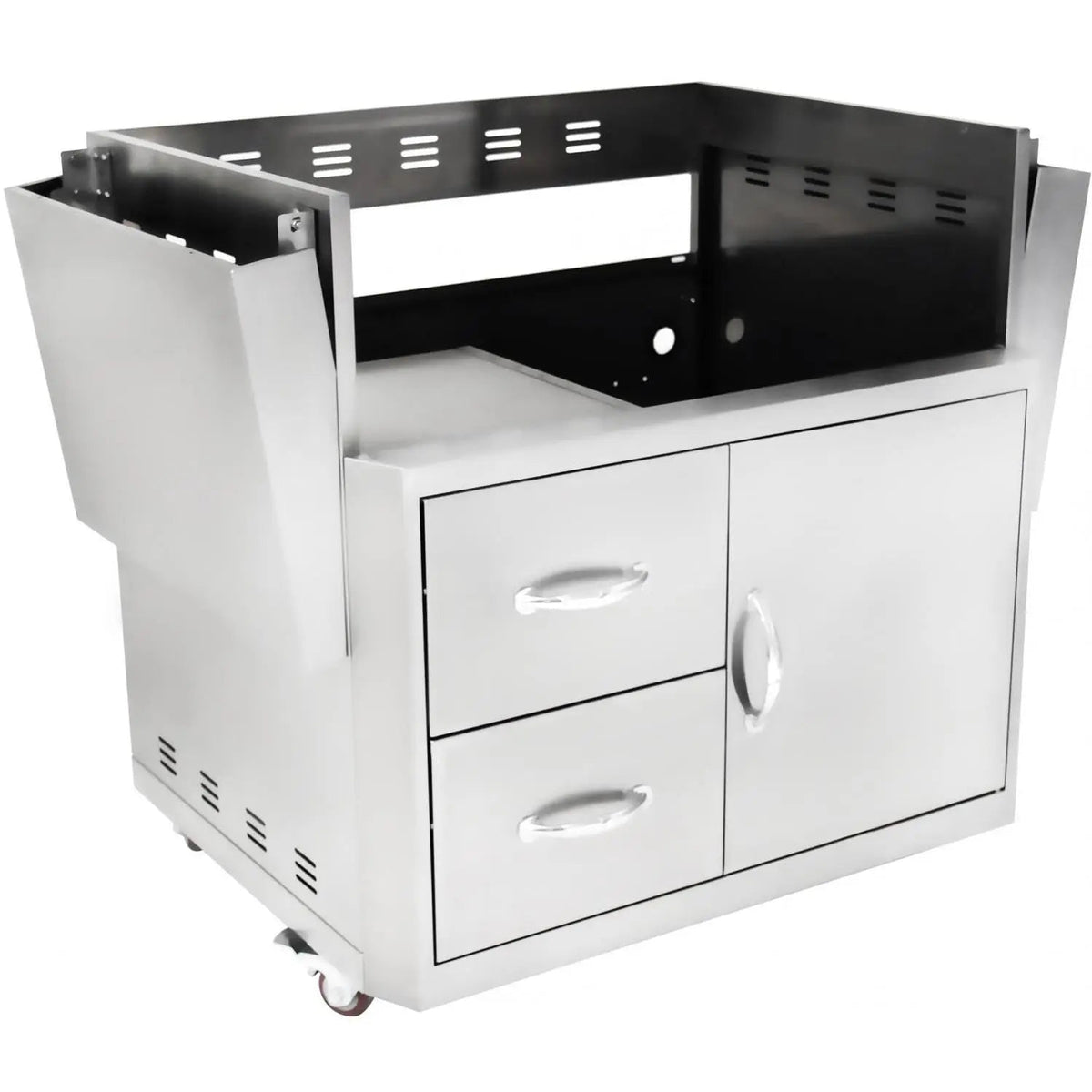 Blaze Pro Grill Cart for 34-Inch 3-Burner Gas Grill w/LT & SC