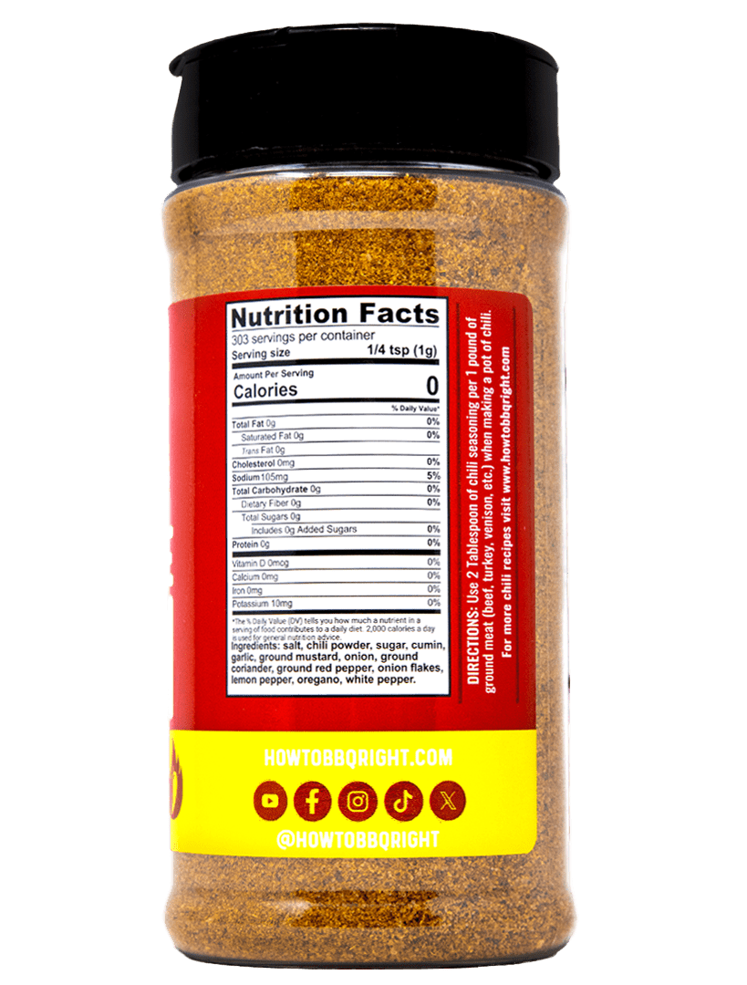 Malcom's Bonafide Chili Seasoning ingredients