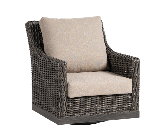 Budapest Swivel Gliding Club Chair