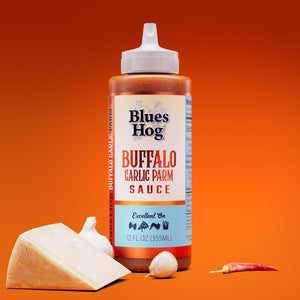 Blues Hog Buffalo Garlic Parm Sauce bottle