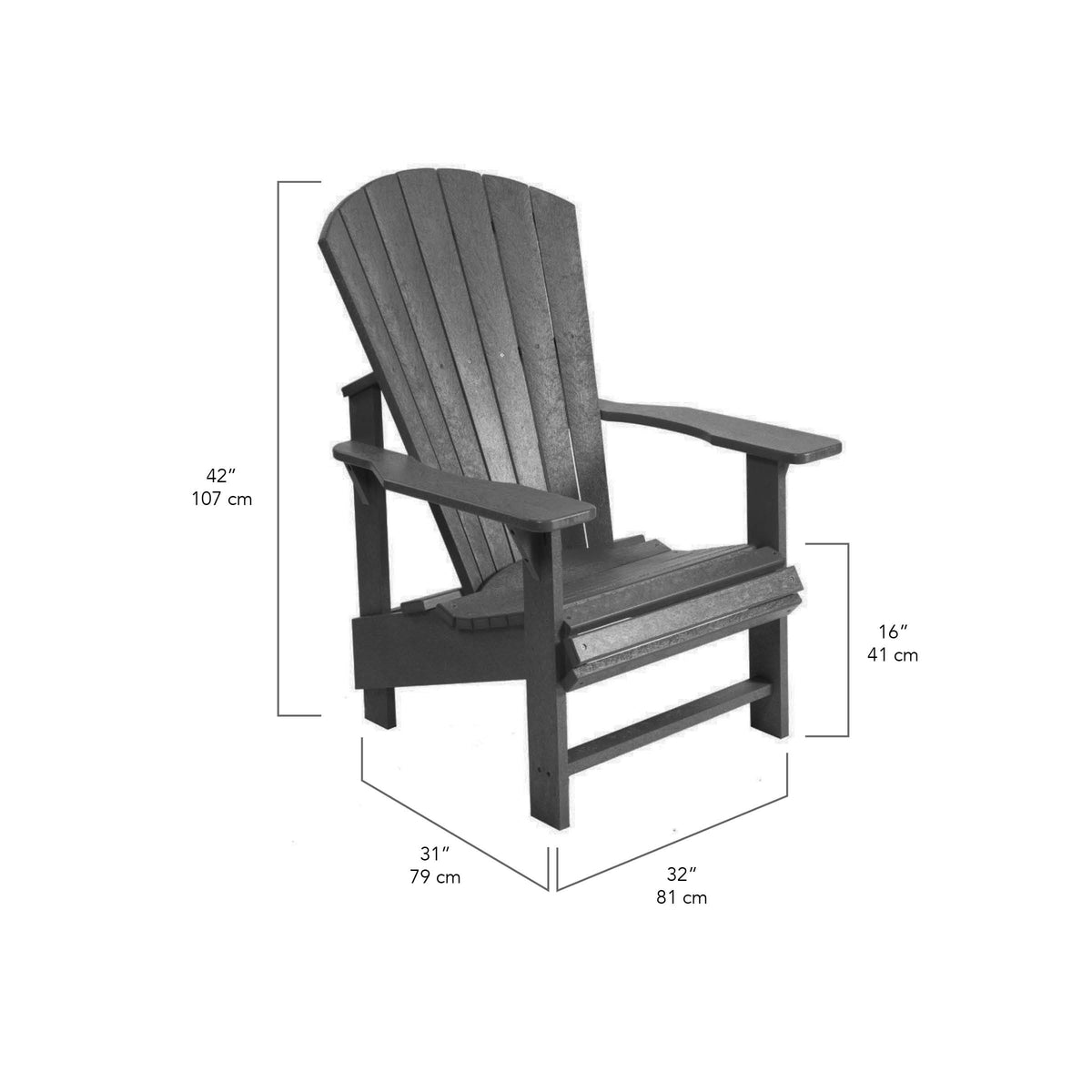 C03 Upright Adirondack