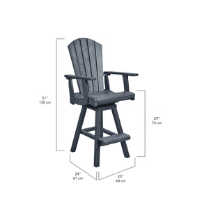C25 Swivel Pub Chair