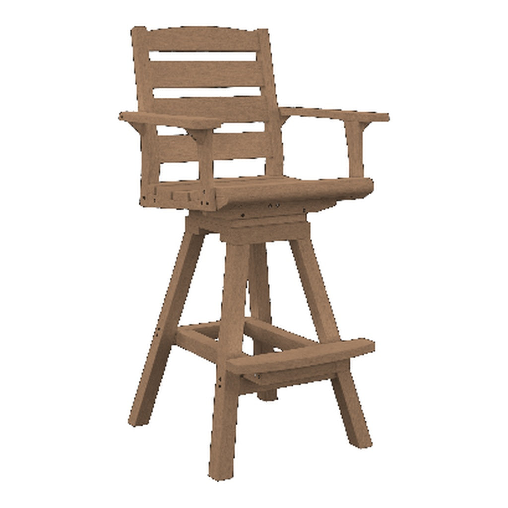 C312 Napa Swivel Pub Arm Chair