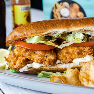 Fish fried with Fire & Smoke crispy coating