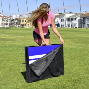 GoSports classic cornhole set in use