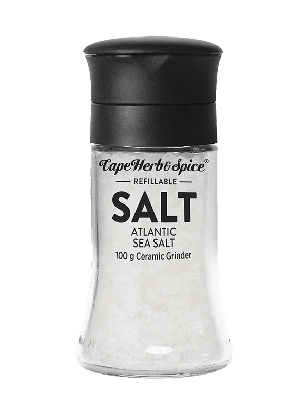 Cape Herb & Spice Sea Salt - Ceramic Grinder with Refill Pack